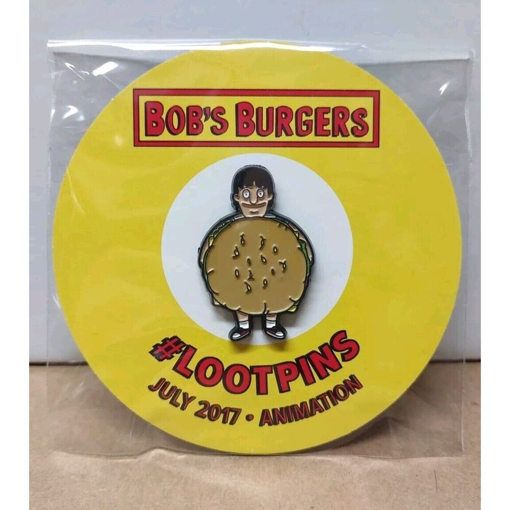Bobs Burgers Loot Crate Pin Brand New Gene 2017 Exclusive Collectible Display